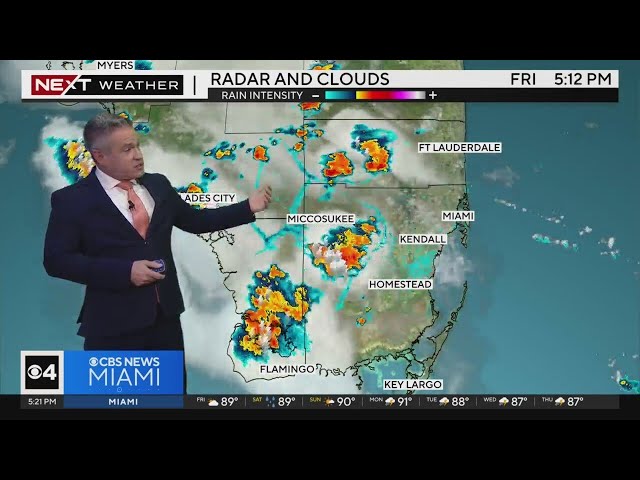 ⁣South Florida 5 p.m. Weather Forecast 7/5/2024