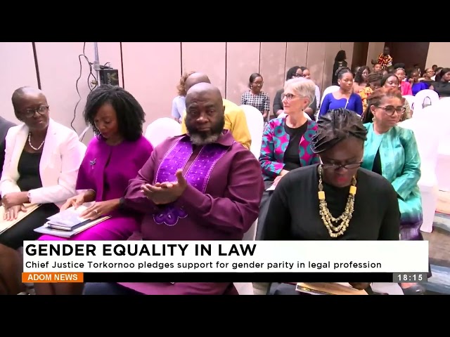 ⁣Gender Equality in Law: Chief Justice Torkornoo pledges for gender parity in the legal profession