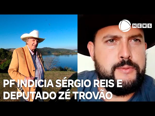 ⁣PF indicia cantor Sérgio Reis e deputado Zé Trovão por atos antidemocráticos