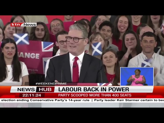 ⁣Labour Party thrashed the ruling Conservative Party in the United Kingdom elections
