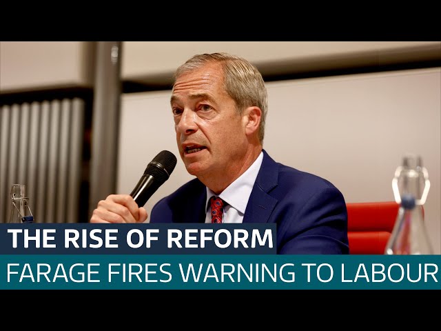 ⁣'I'm going to be ruthless': Nigel Farage vows to clean up Reform's image post el