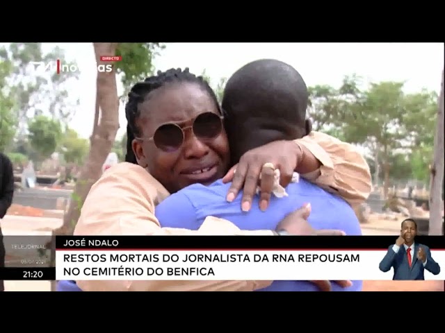 ⁣José Ndalo: Restos mortais do jornalista da RNA repousam no Cemitério do Benfica