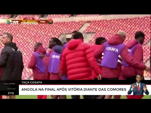 ⁣Taça Cosafa - Angola na Final após victória diante das Comores