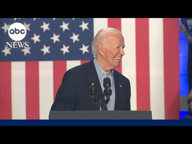 ⁣Biden: 'Let's stand together, win this election and exile Donald Trump politically'
