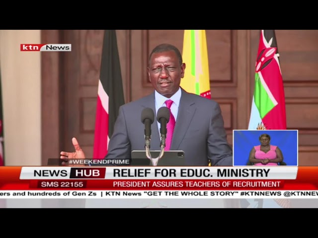 ⁣Relief for the Educ Ministry after Ruto announced it's projects will not be affected by budget 
