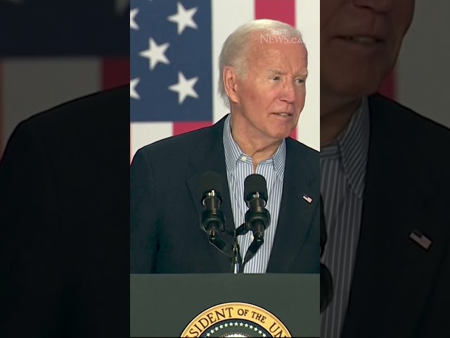⁣Biden: "I am running and going to win again"