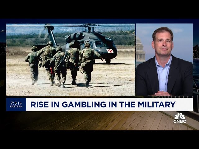 ⁣National Council on Problem Gambling raising concerns around gambling addiction in the military
