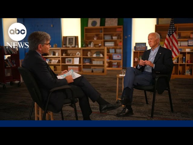 ⁣Biden won't commit to independent cognitive test l ABC News exclusive