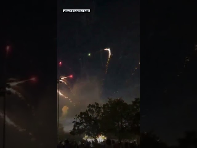 ⁣Independence Day fireworks display in Chicago suburb cut short due to malfunction