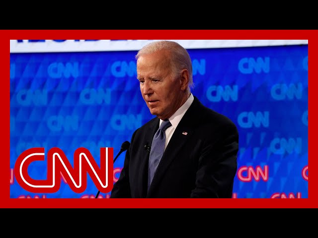 ⁣Biden says bad debate performance was ‘nobody’s fault but mine’