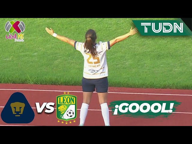 ⁣¡GOL DE PUMAS! Herrera abre la cuenta | Pumas 1-0 León | Liga Mx Femenil AP2024-J1 | TUDN