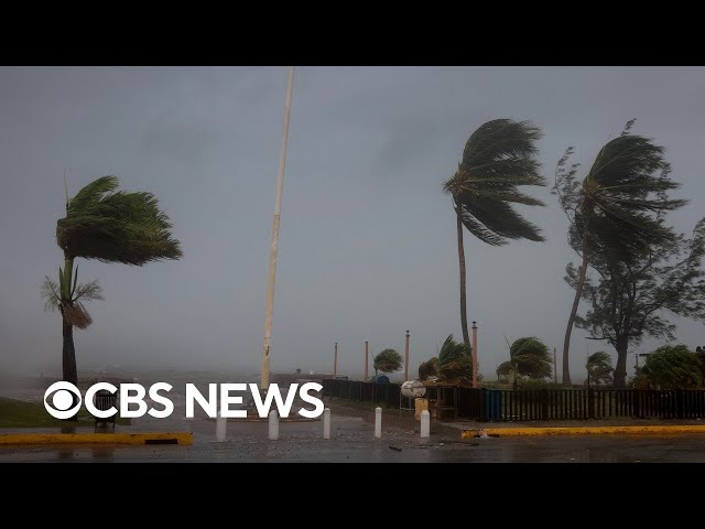 ⁣Videos show Hurricane Beryl's powerful winds, damage