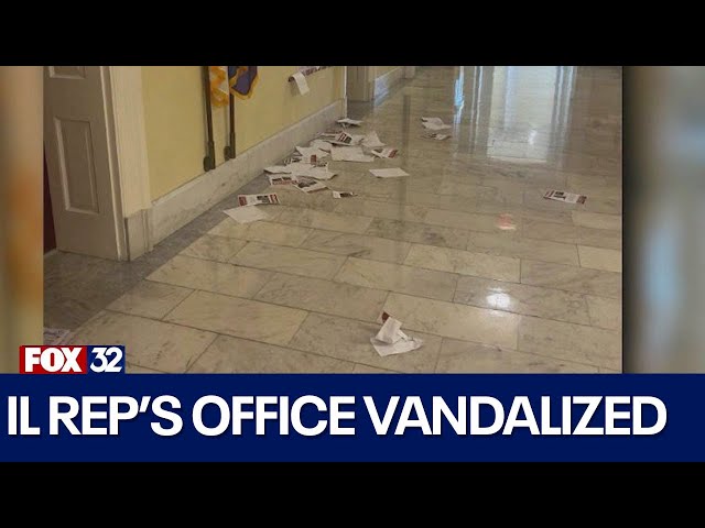 ⁣Illinois Representative Brad Schneider says office in DC was vandalized on July 4