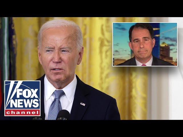 ⁣Former Gov Scott Walker: Biden is talking about issues 'unrelated' to voters