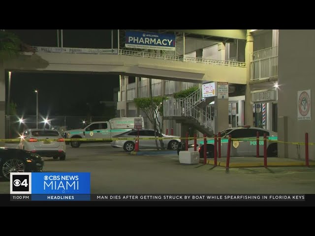 ⁣Man dead, 2 others hospitalized after shooting at Miami-Dade shopping plaza