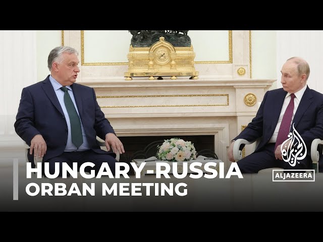 ⁣Hungary’s Orban meets Putin in Russia, defying EU leaders