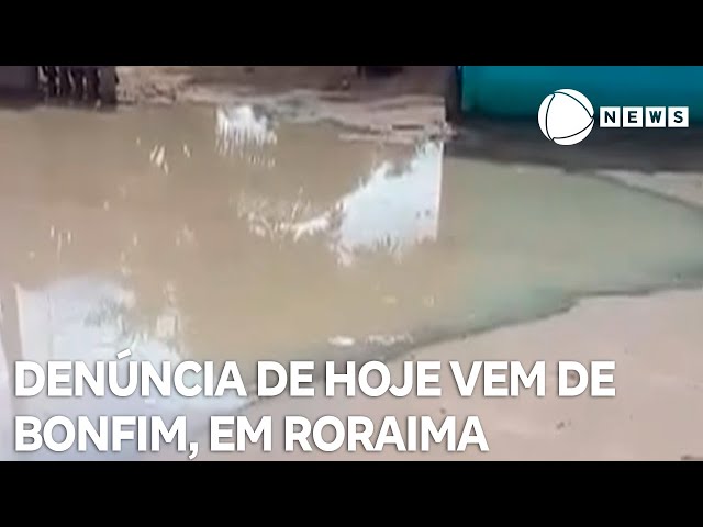 ⁣Record News contra a dengue: denúncia de hoje vem de Bonfim, em Roraima