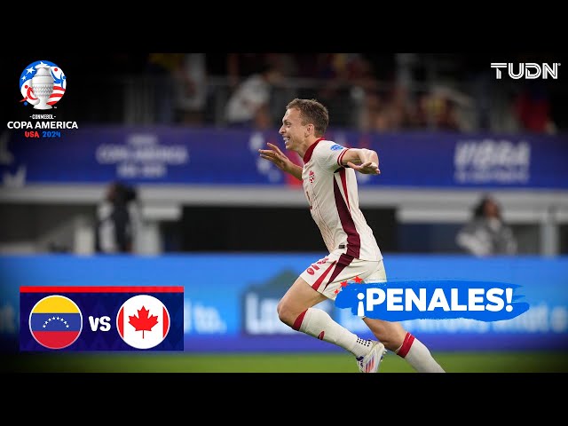 ⁣¡PENALES! Canadá se lleva el triunfo | Venezuela 1-1 Canadá | Copa América 2024 - 4tos | TUDN