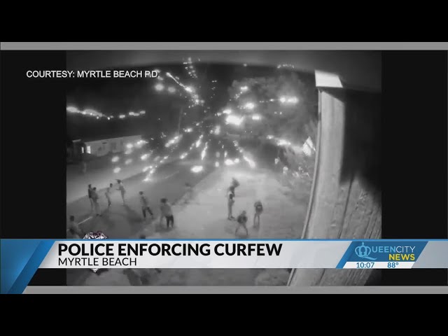 ⁣Myrtle Beach curfew for minors after fireworks incidents