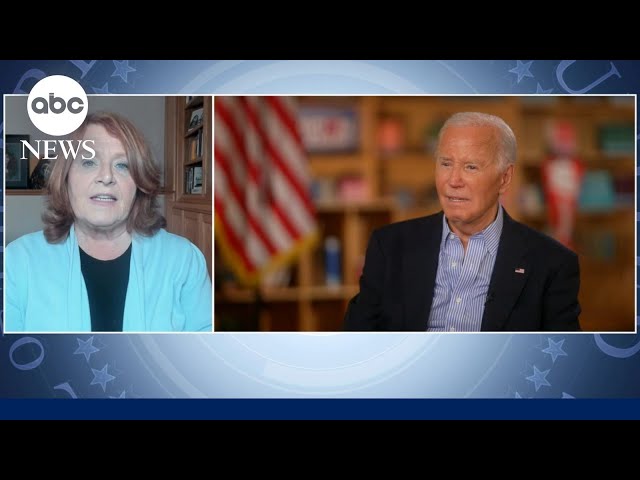 ⁣Former Democratic senator’s take on ABC News’ interview with President Biden