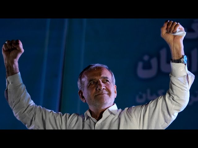 ⁣Masoud Pezeshkian wins Iran presidential election