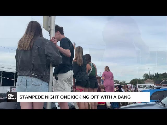 ⁣Stampede night one kicking off with a bang