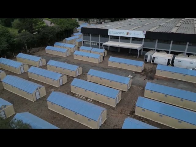 ⁣В Бразилии построили лагерь для пострадавших от наводнений