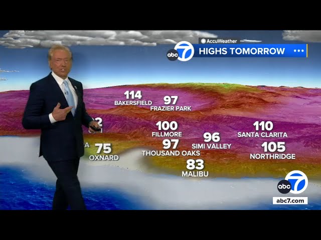 ⁣Scorching temperatures on tap across SoCal this weekend