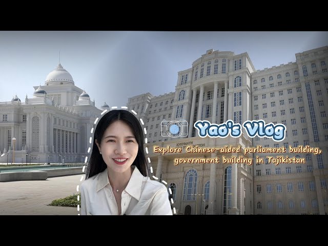⁣Yao's Vlog | Explore Chinese-aided parliament building, government building in Tajikistan