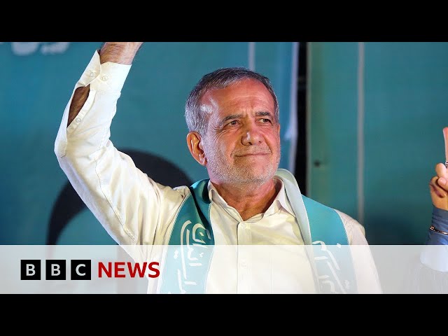 ⁣Reformist Masoud Pezeshkian elected as Iran's president | BBC News