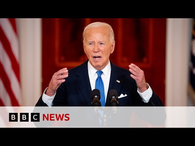 ⁣Joe Biden says only the 'Lord Almighty' could convince him to quit | BBC News
