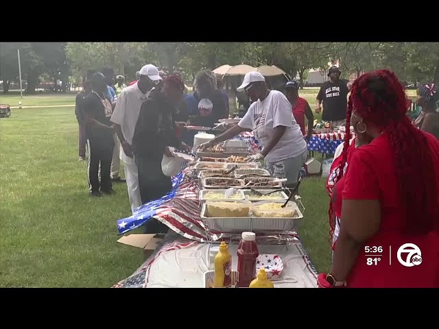 ⁣Veterans and people experiencing homelessness offered food, toiletries on July 4