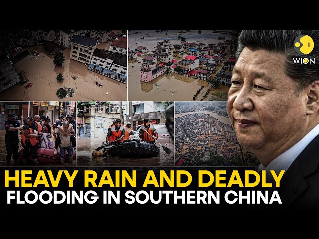 ⁣China Floods: Landslides and floods everywhere as China's south gets submerged amid heavy rains