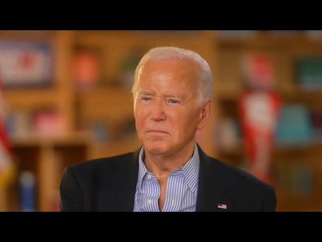 ⁣Biden sits down for first interview since debate, says he will not drop out