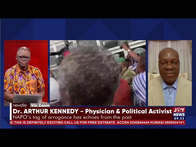 ⁣"NAPO's tag of arrogance has echoes in the past"- Dr. Arthur Kennedy. #Newsfile