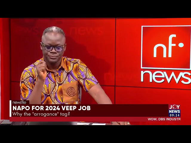 ⁣Napo for 2024 Veep job: Why the "arrogance" tag? | Newsfile