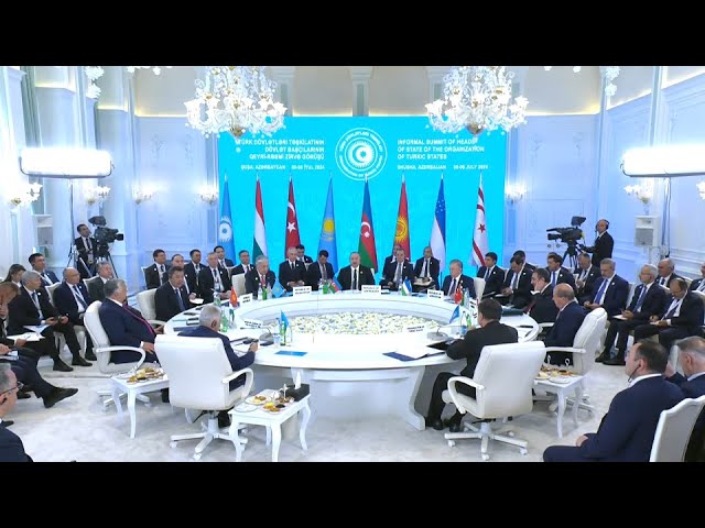 ⁣Изменение климата, Каспий и товарооборот: о чем говорил Президент на неформальном саммите ОТГ