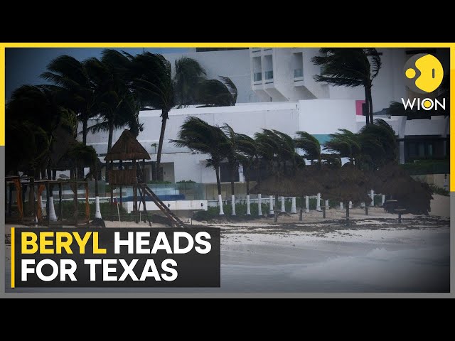 ⁣Hurricane Beryl: Tropical storm heads for Texas after causing damage in Mexico | World News | WION