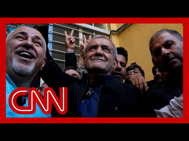 ⁣Reformist lawmaker Masoud Pezeshkian wins Iran’s presidential vote