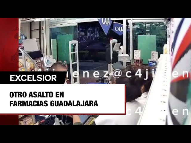 ⁣Otro asalto en Farmacias Guadalajara