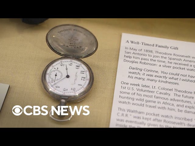 ⁣Watch owned by Theodore Roosevelt recovered decades after theft