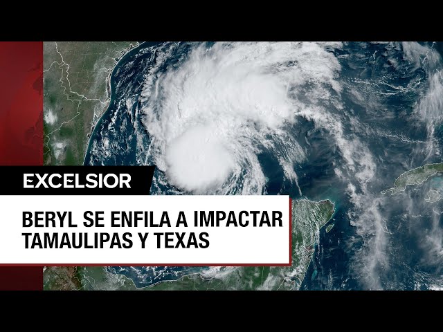 ⁣Beryl se desplaza sobre el Golfo de México como tormenta tropical/ RESUMEN