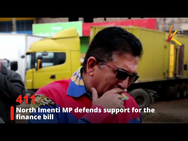 ⁣North Imenti MP defends support for the finance bill