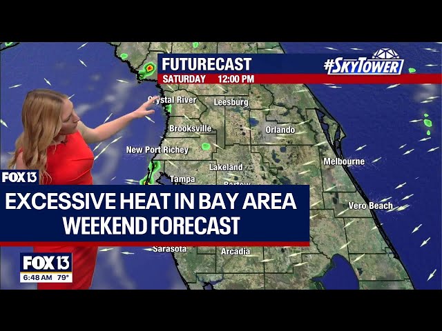 ⁣Tampa weather: Excessive heat across Bay Area