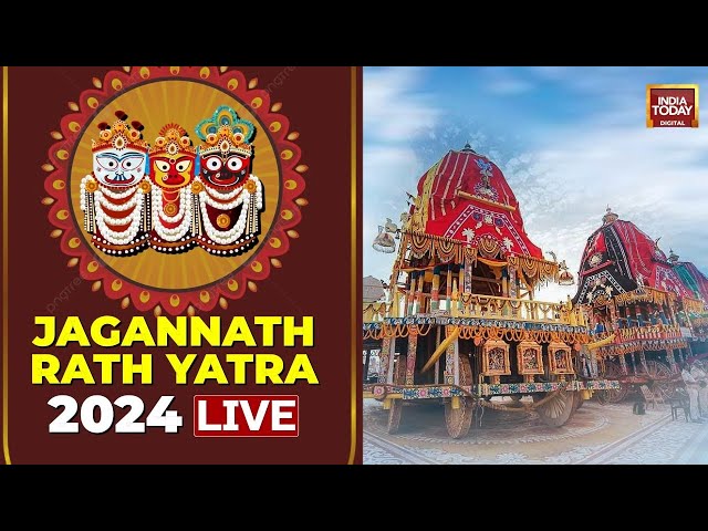 ⁣Rath Yatra 2024 LIVE: Jagannath Puri Rath Yatra Preparation  | Rath Yatra | India Today LIVE