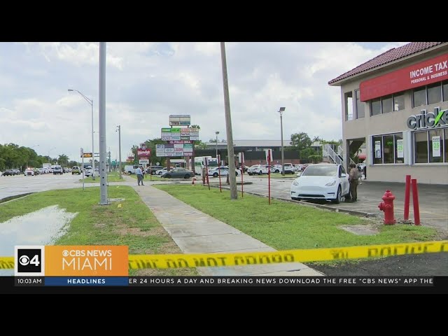 ⁣Police continue investigating deadly shooting at Miami-Dade shopping plaza near Doral