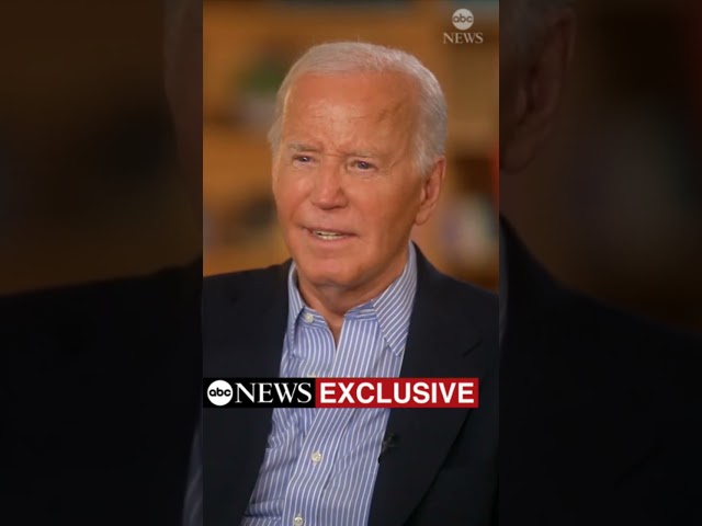 ⁣Joe Biden one-on-one with George Stephanopoulos