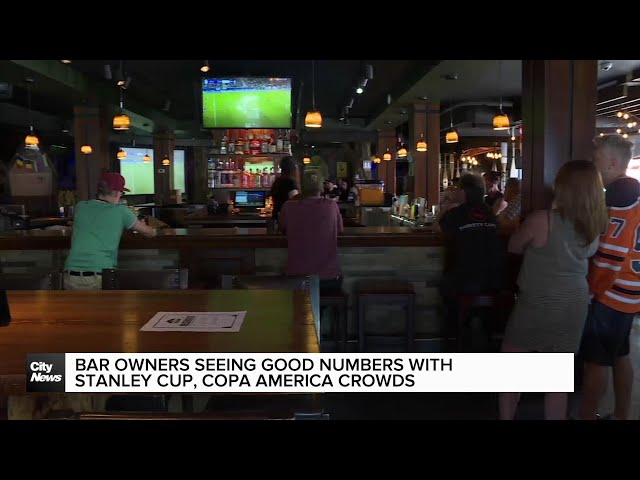 ⁣Bar owners seeing good numbers with Stanley Cup, Copa America