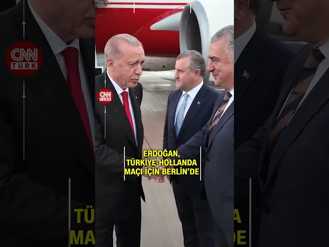 ⁣Cumhurbaşkanı Erdoğan Almanya'da! Erdoğan, Milli Maç İçin Berlin'e Geldi!