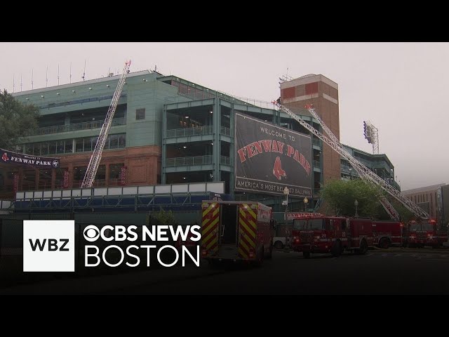 ⁣Firefighters put out fire started by ice maker at Fenway Park